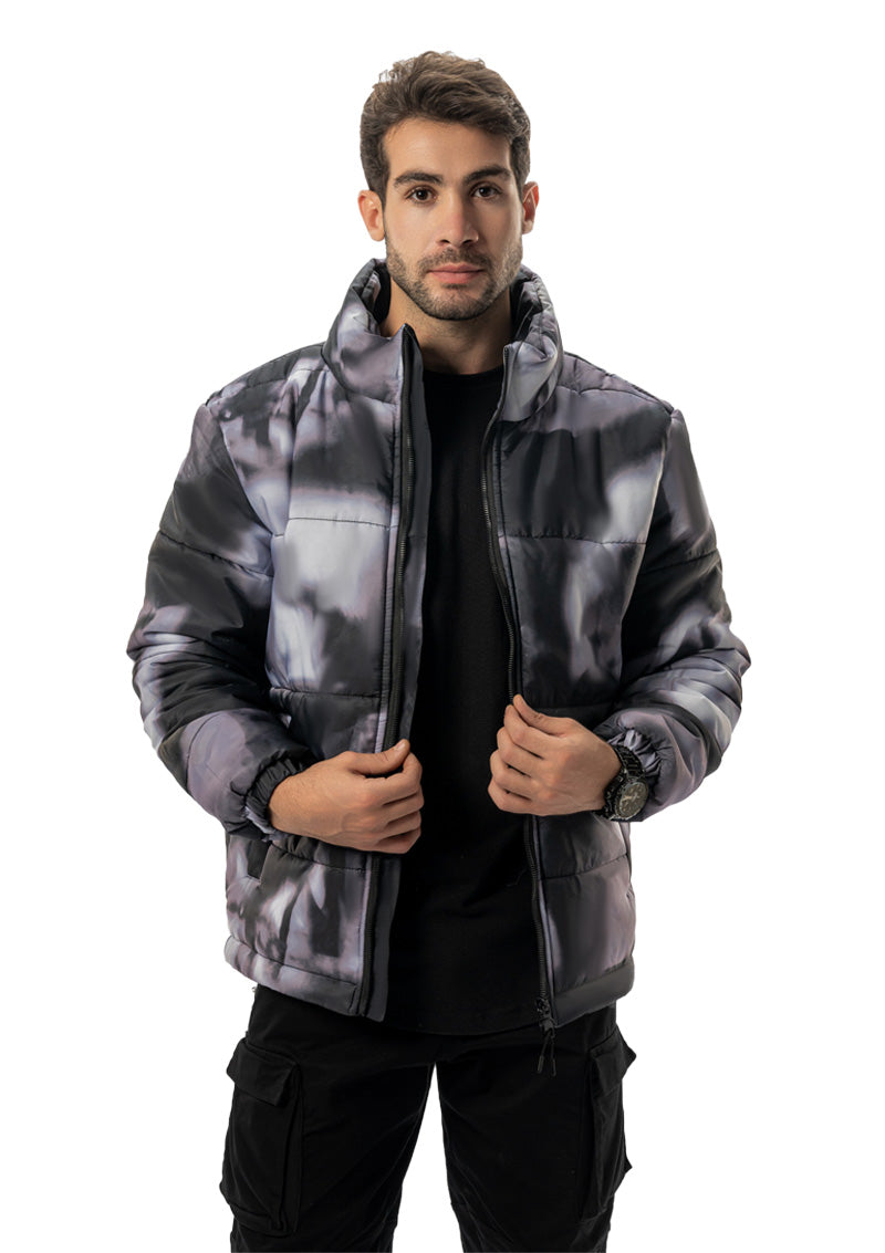 PUFFER WATER PROOF PRINTED JACKET